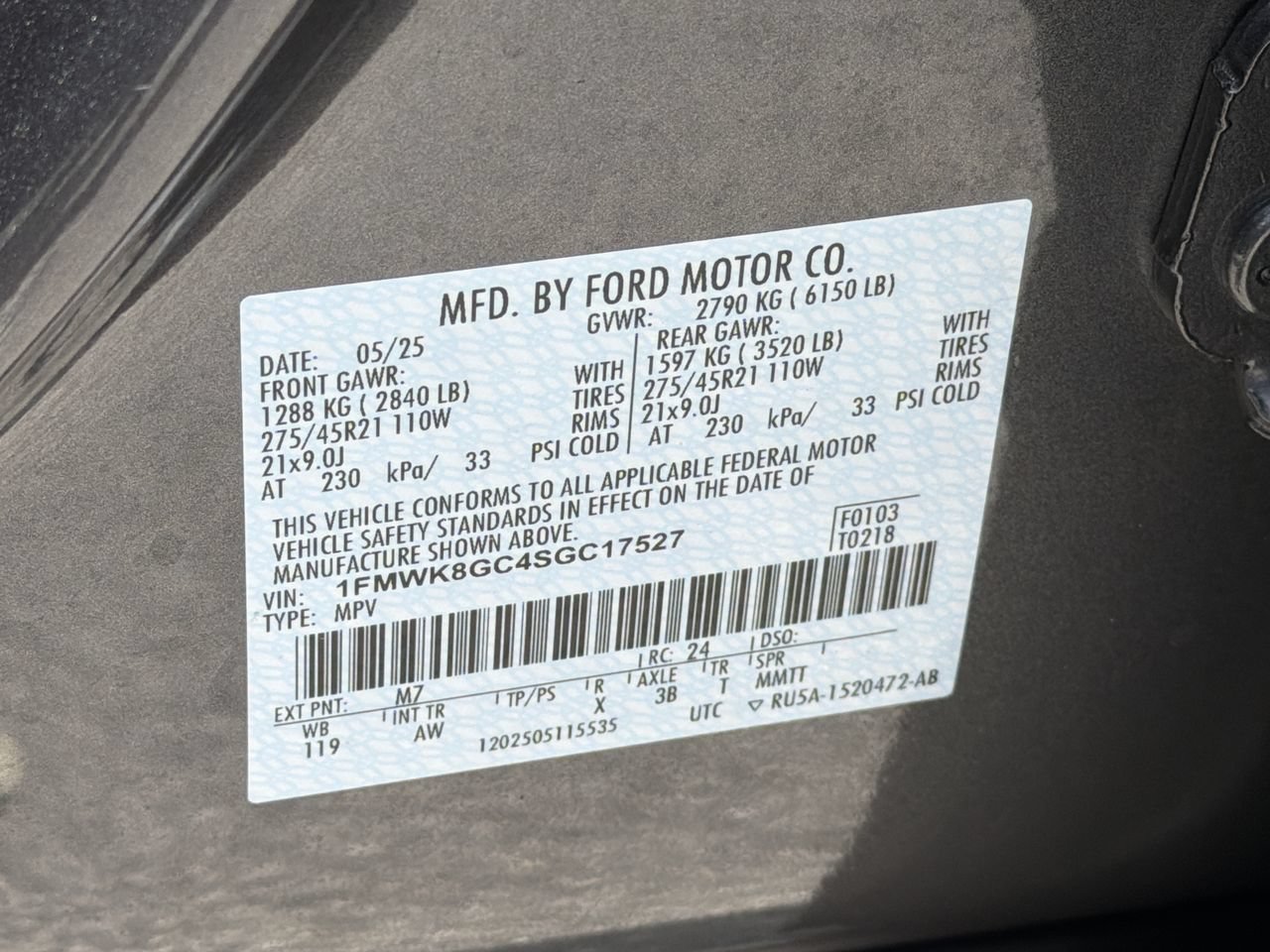 Certified 2025 Ford Explorer ST w/ Sun And Sound Package AWD/4WD image 37
