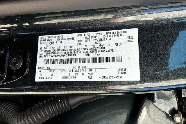 Certified 2021 Ford F150 XLT w/ Equipment Group 302A High AWD/4WD image 34