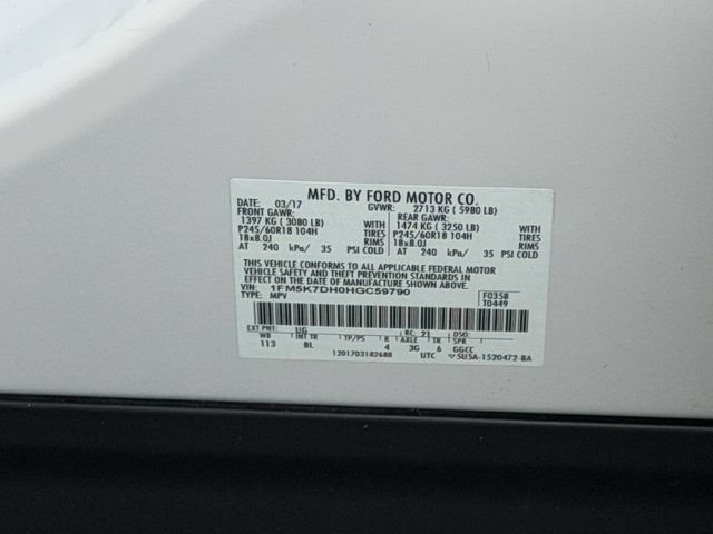 Certified 2017 Ford Explorer XLT w/ Equipment Group 202A FWD image 31