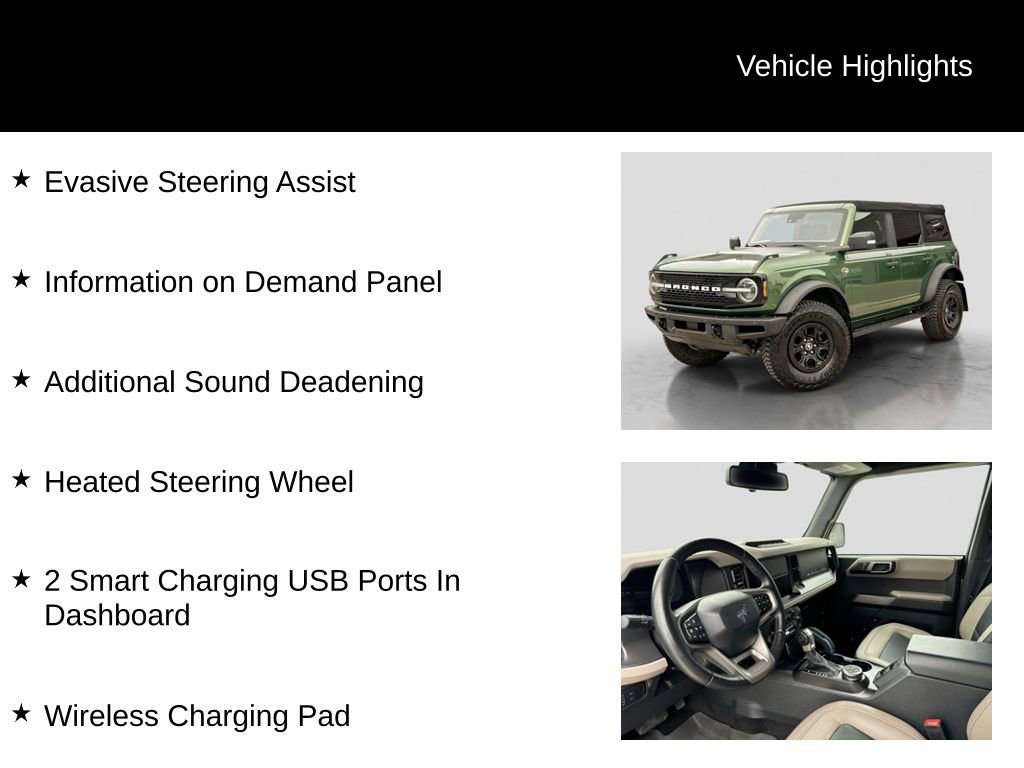 Certified 2022 Ford Bronco Wildtrak AWD/4WD image 31