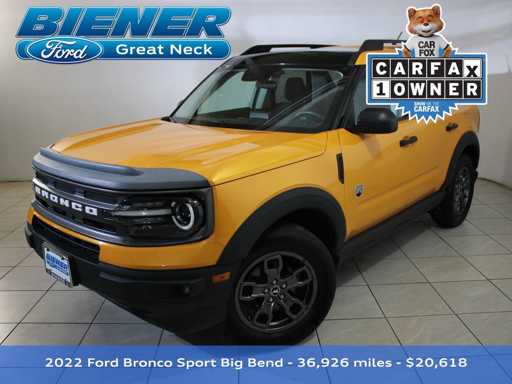 Certified 2022 Ford Bronco Sport Big Bend w/ Convenience Package image 1