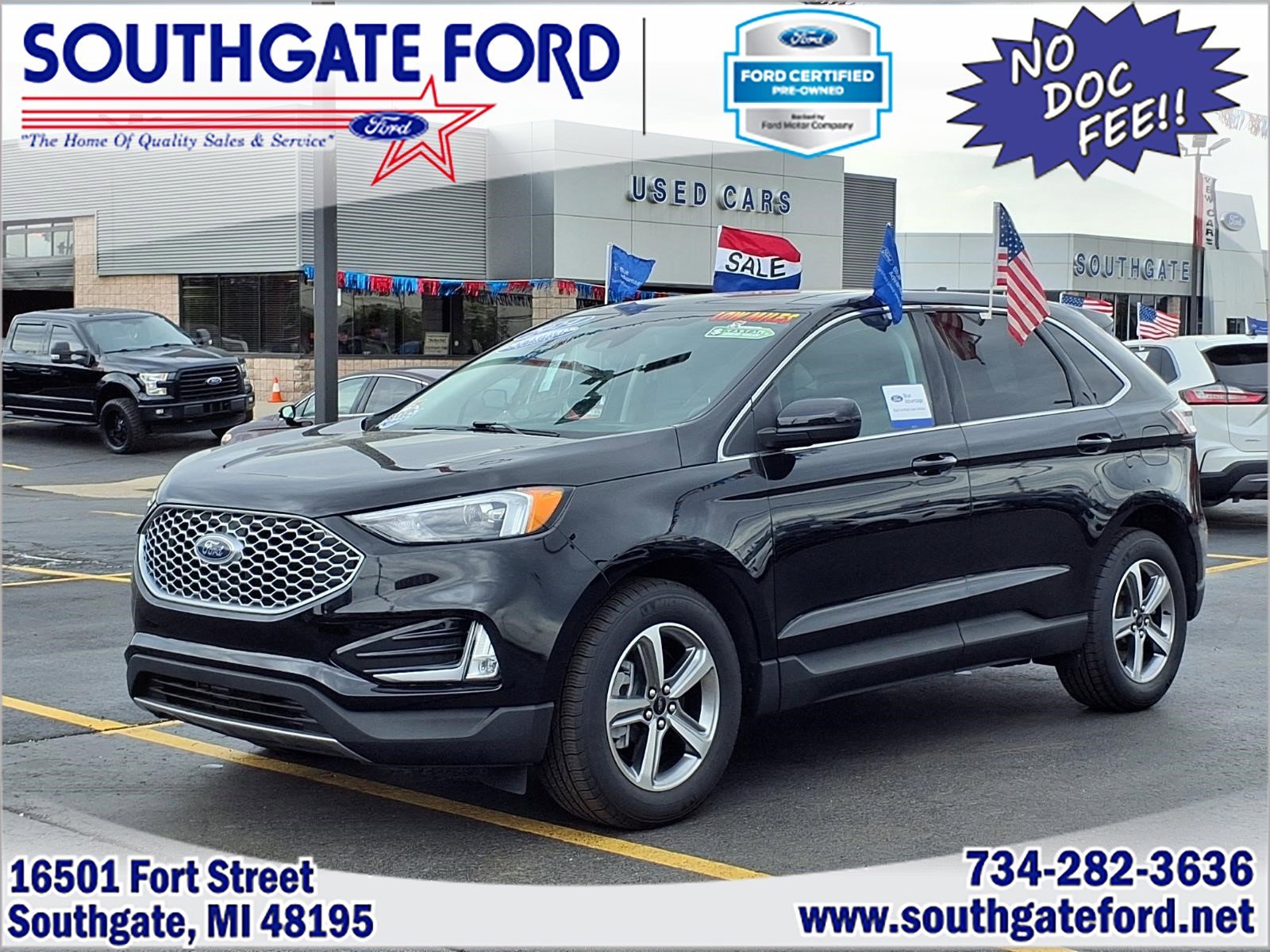 Certified 2024 Ford Edge SEL w/ Convenience Package AWD/4WD image 1