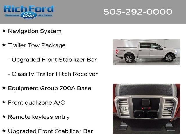 Certified 2019 Ford F150 Platinum w/ Technology Package image 11