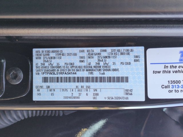 Certified 2024 Ford F150 XLT w/ Equipment Group 302A MID AWD/4WD image 36