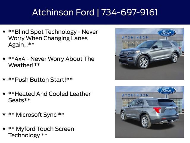 Certified 2023 Ford Explorer Limited w/ Equipment Group 301A image 8
