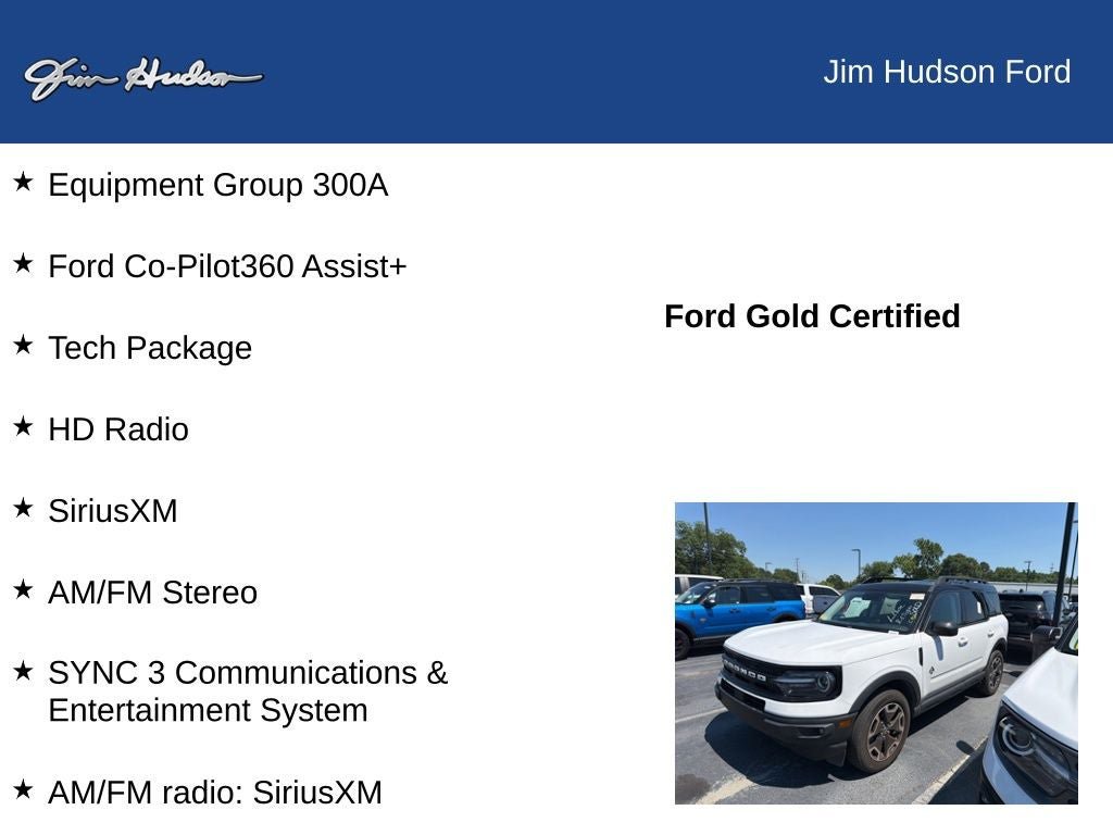 Certified 2023 Ford Bronco Sport Outer Banks w/ Tech Package AWD/4WD image 8