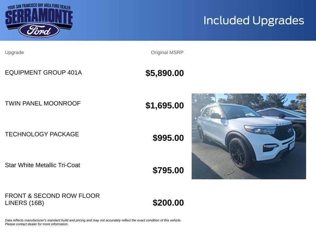 Certified 2023 Ford Explorer ST w/ Equipment Group 401A AWD/4WD image 21