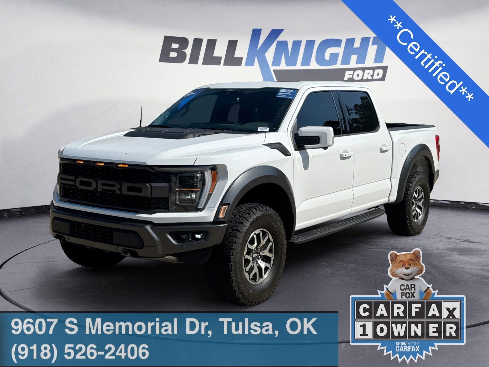 Certified 2021 Ford F150 Raptor w/ Equipment Group 801A High