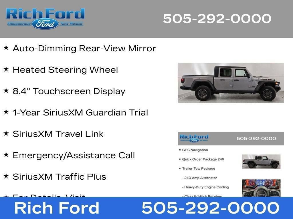 Used 2021 Jeep Gladiator Rubicon AWD/4WD image 68
