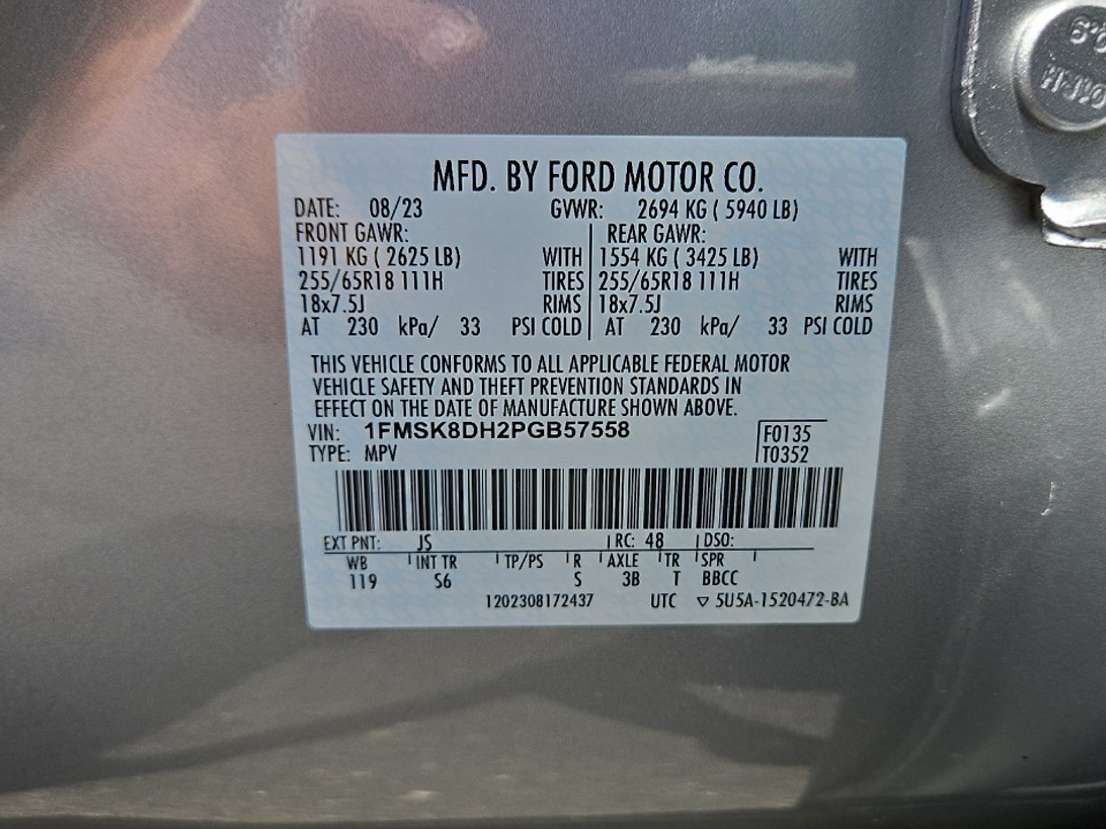 Certified 2023 Ford Explorer XLT w/ Equipment Group 202A AWD/4WD image 25