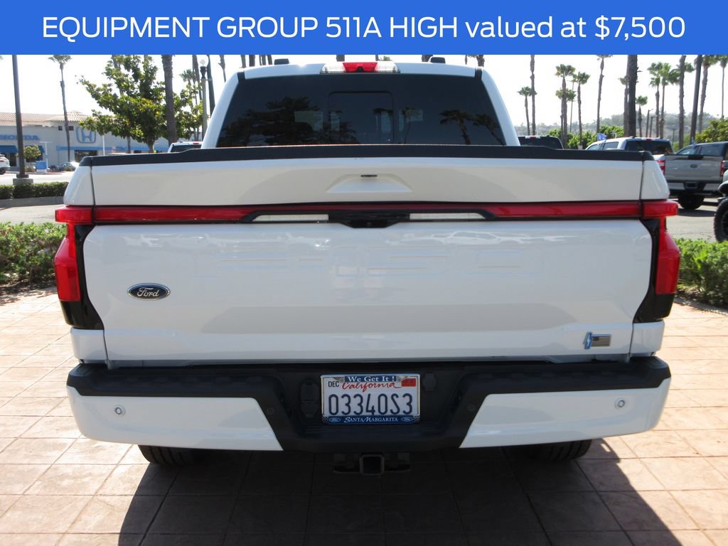Certified 2023 Ford F150 Lightning Lariat w/ Equipment Group 511A High AWD/4WD image 3
