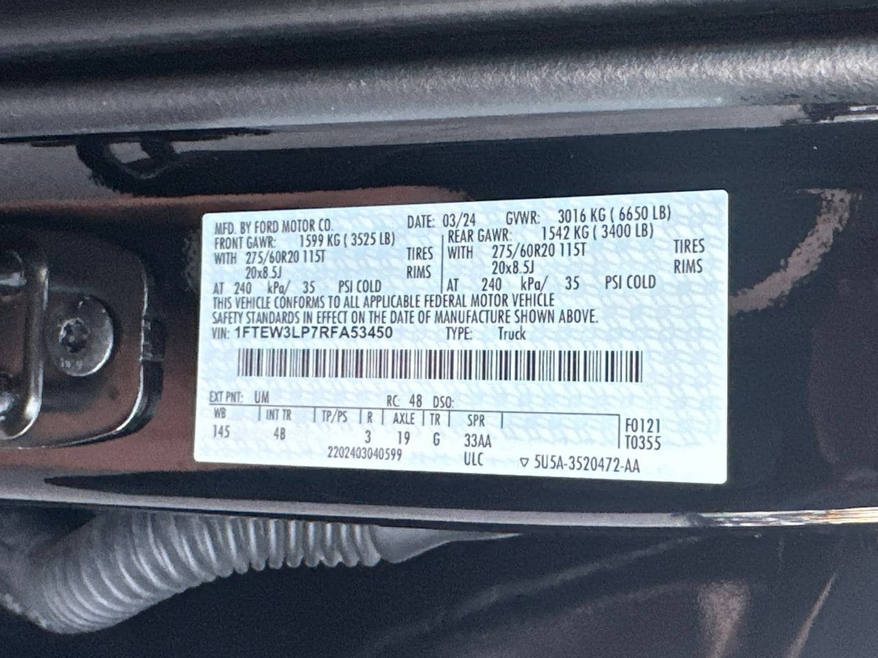 Certified 2024 Ford F150 XLT w/ Equipment Group 303A High AWD/4WD image 34