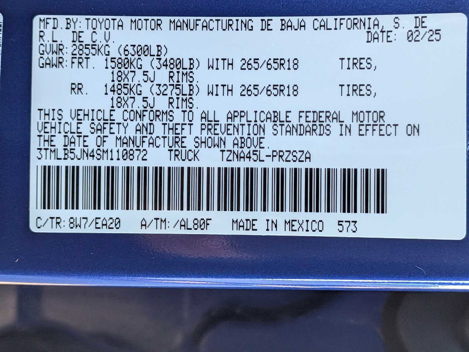 Used 2025 Toyota Tacoma TRD Sport w/ TRD Sport Premium Package image 38