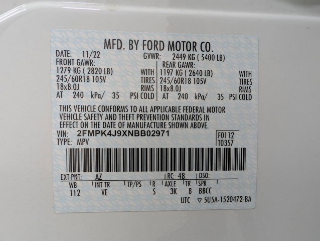 Certified 2022 Ford Edge SEL w/ Convenience Package image 9