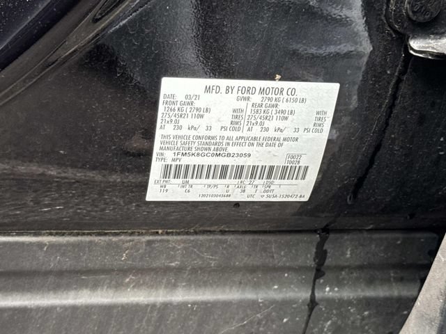 Certified 2021 Ford Explorer ST w/ Equipment Group 401A AWD/4WD image 12