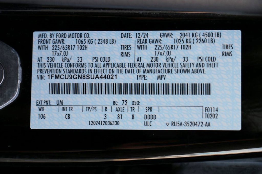 Certified 2025 Ford Escape Active image 33