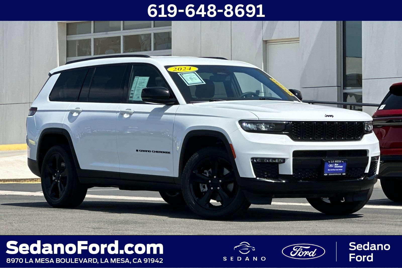 Used 2024 Jeep Grand Cherokee L Limited w/ Black Appearance Package AWD/4WD image 1