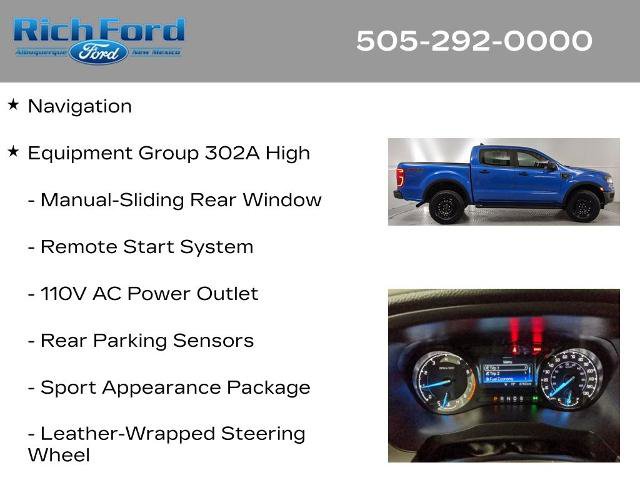 Certified 2023 Ford Ranger XLT w/ Equipment Group 302A High AWD/4WD image 11