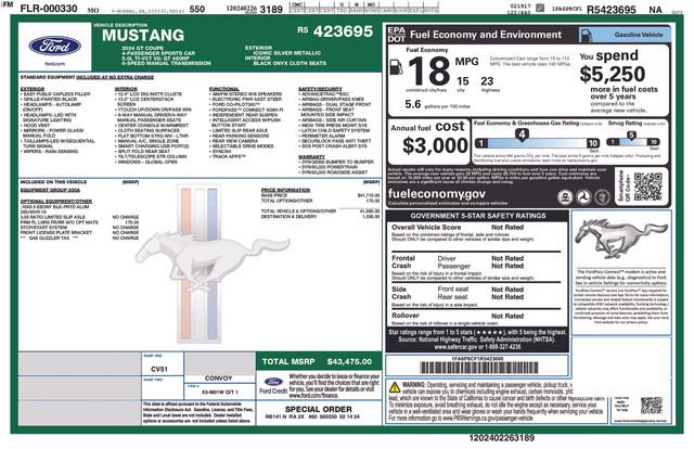 Certified 2024 Ford Mustang GT RWD image 33