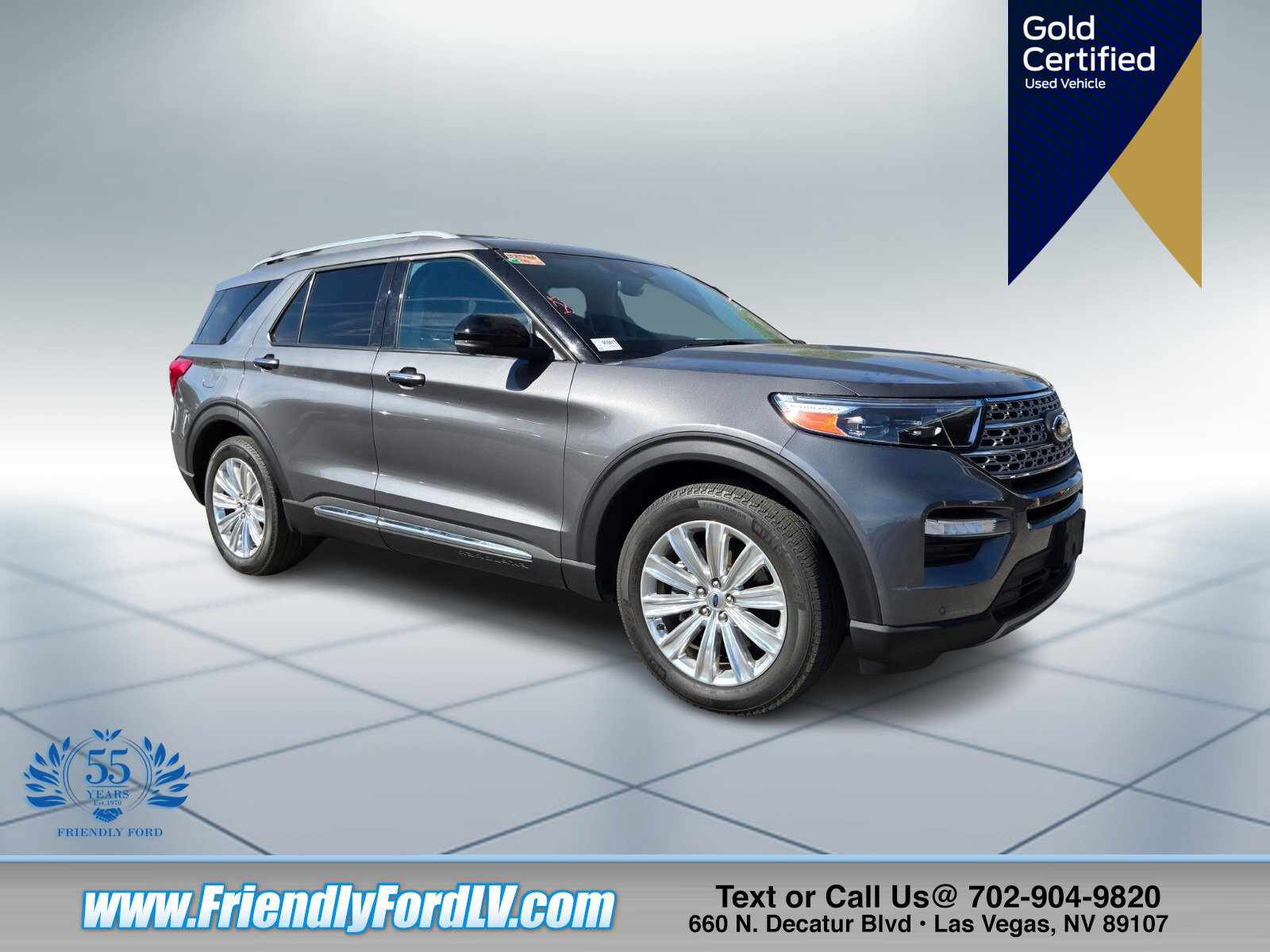 Certified 2023 Ford Explorer Limited w/ Hybrid Equipment Group 310A image 1