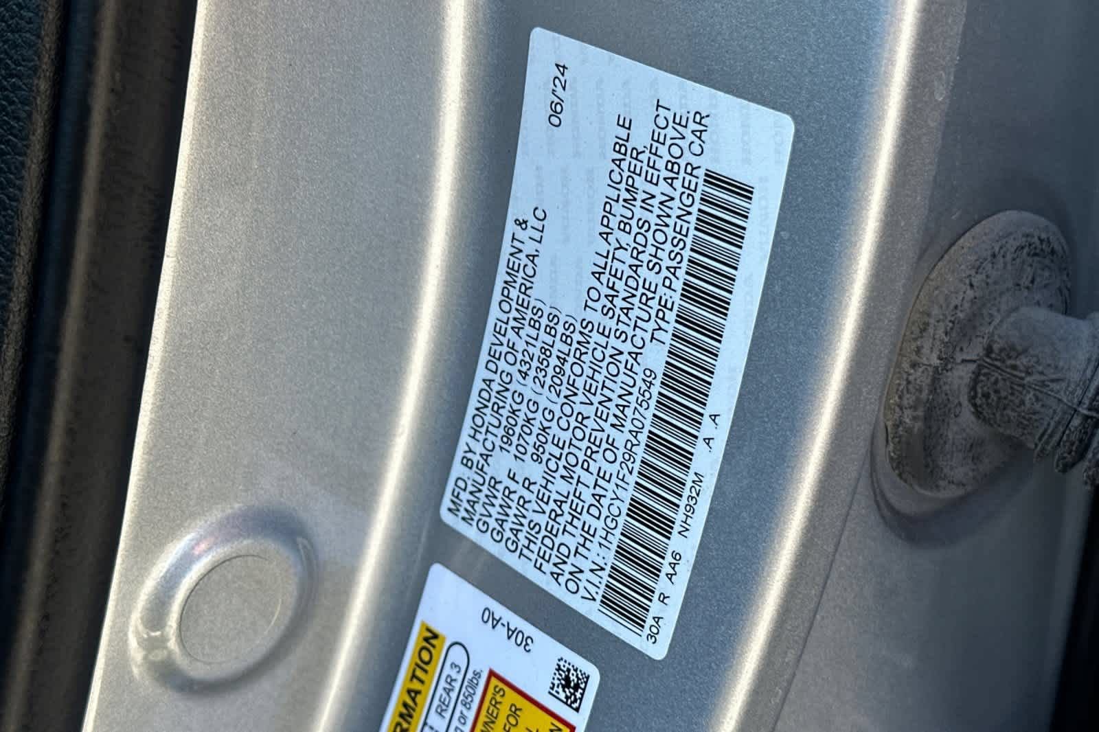 Used 2024 Honda Accord LX image 27