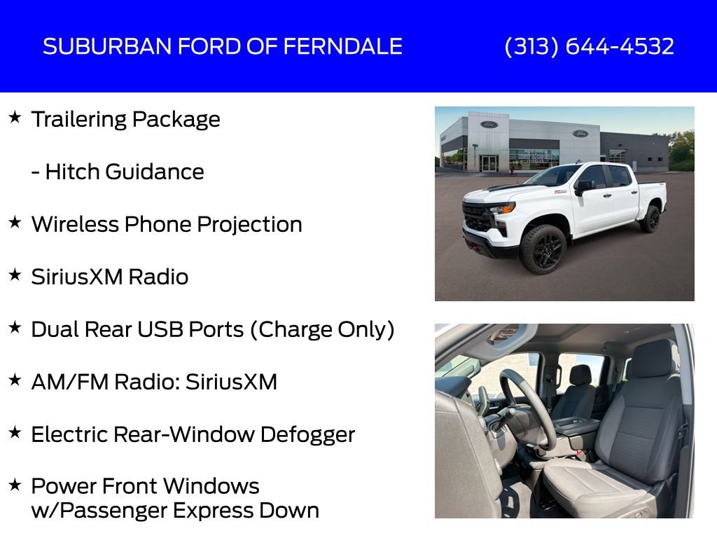 Used 2022 Chevrolet Silverado 1500 Custom Trail Boss AWD/4WD image 25