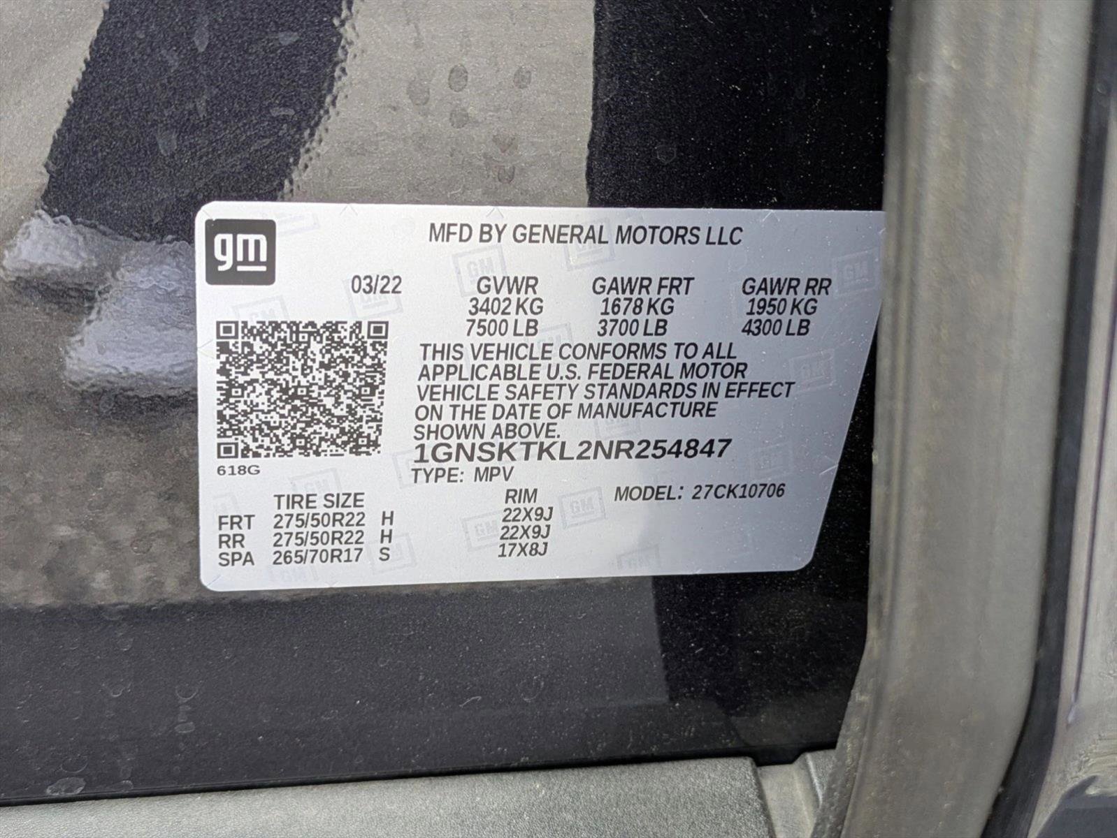 Used 2022 Chevrolet Tahoe High Country AWD/4WD image 23