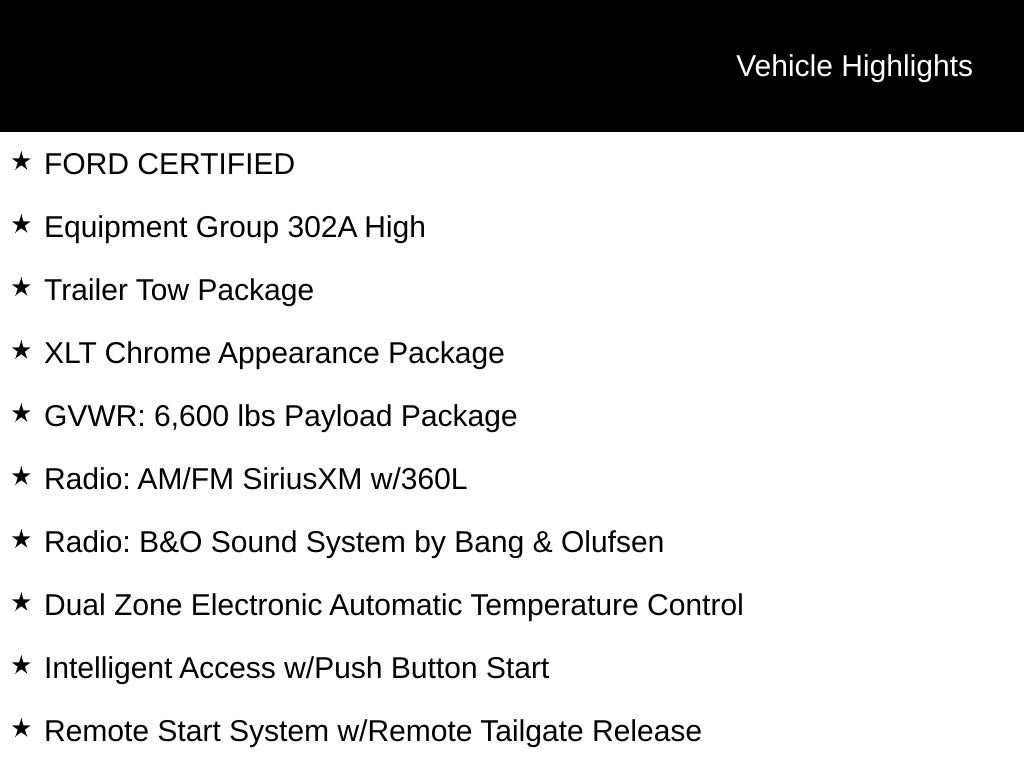 Certified 2022 Ford F150 XLT w/ Equipment Group 302A High AWD/4WD image 5