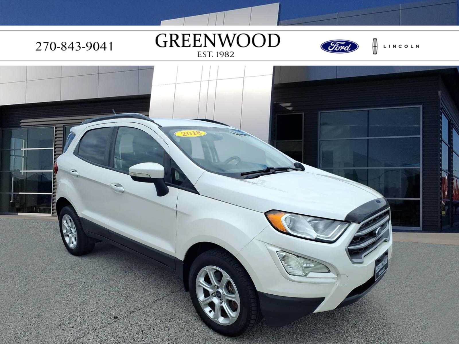 Certified 2018 Ford EcoSport SE w/ SE Convenience Package