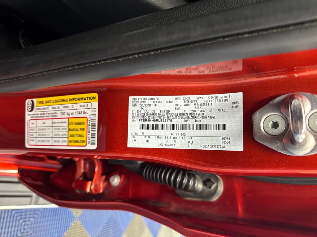 Certified 2024 Ford Ranger Lariat AWD/4WD image 34