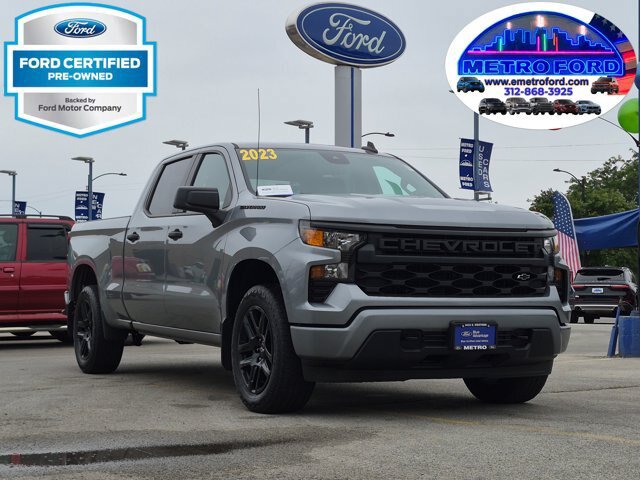Used 2023 Chevrolet Silverado 1500 Custom w/ LPO, Dark Essentials Package AWD/4WD image 1
