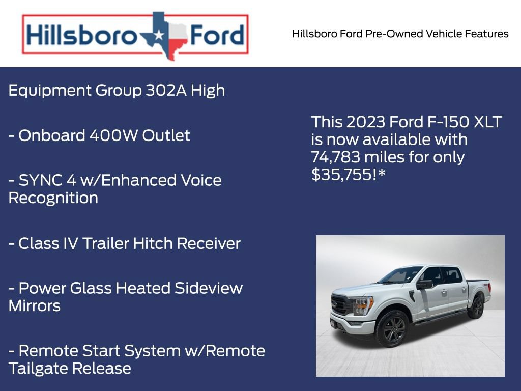 Certified 2023 Ford F150 XLT w/ Equipment Group 302A High AWD/4WD image 3