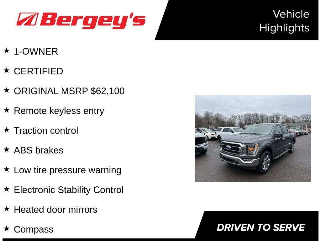 Certified 2023 Ford F150 XLT w/ Equipment Group 302A High image 8