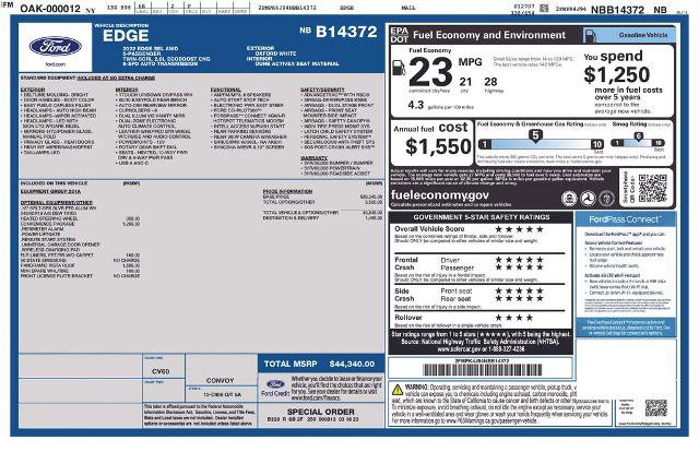 Certified 2022 Ford Edge SEL w/ Convenience Package AWD/4WD image 6