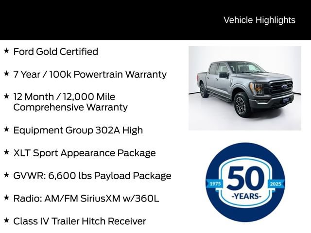 Certified 2023 Ford F150 XLT w/ Equipment Group 302A High AWD/4WD image 6