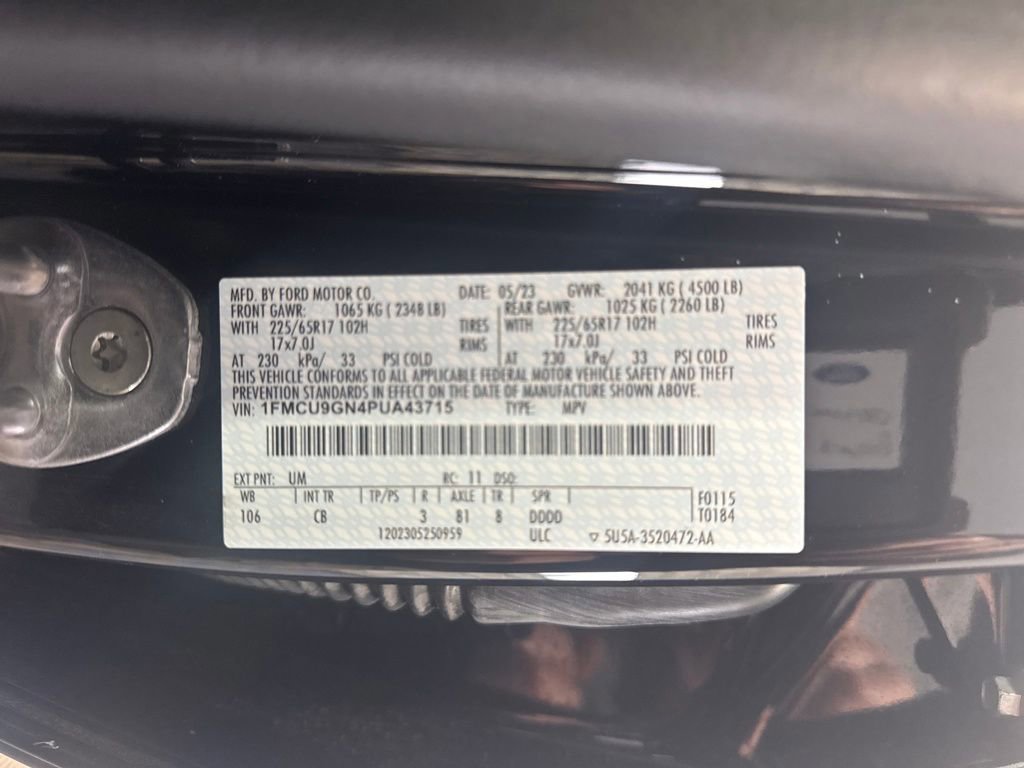 Certified 2023 Ford Escape Active image 28