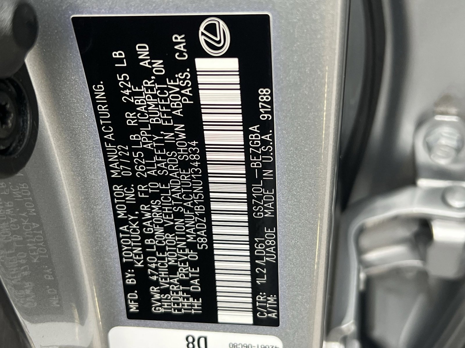 Used 2022 Lexus ES 350 w/ Premium Package image 29