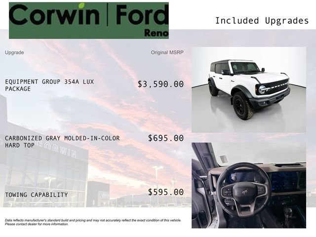 Certified 2022 Ford Bronco Wildtrak AWD/4WD image 3