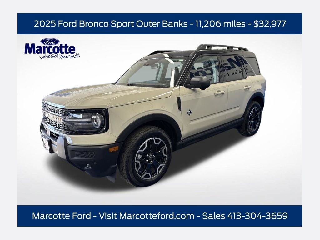 Certified 2025 Ford Bronco Sport Outer Banks w/ Outer Banks Tech Package+