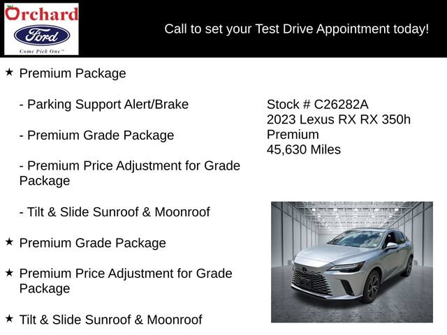 Used 2023 Lexus RX 350h w/ Accessory Package (2T) AWD/4WD image 13