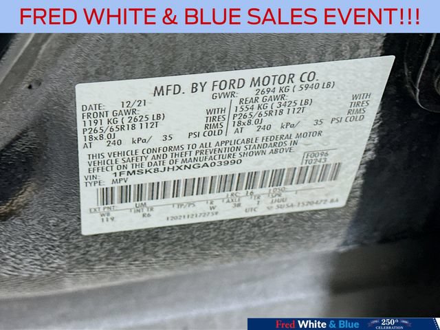 Certified 2022 Ford Explorer Timberline AWD/4WD image 33