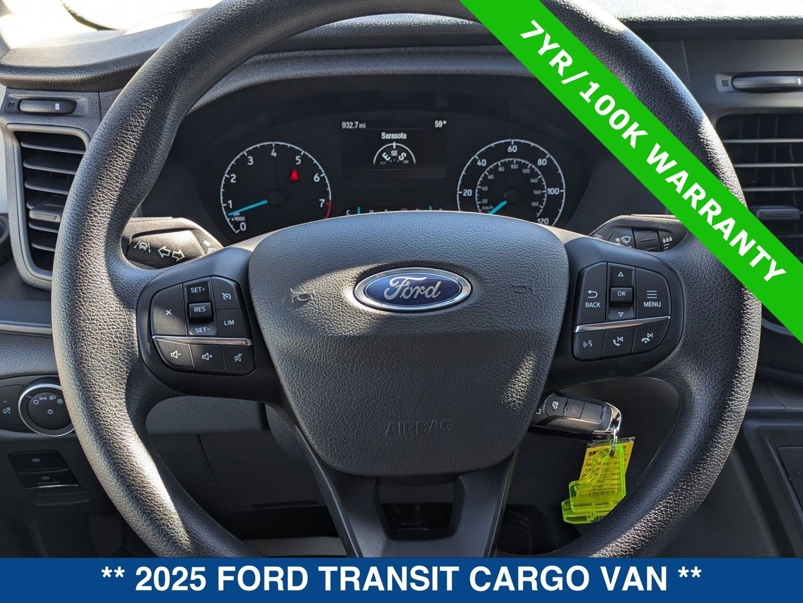 Certified 2025 Ford Transit 250 148 High Roof w/ Load Area Protection Package image 24