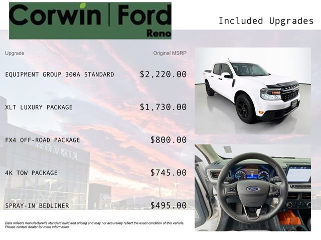 Certified 2023 Ford Maverick XLT w/ Equipment Group 300A Standard image 3