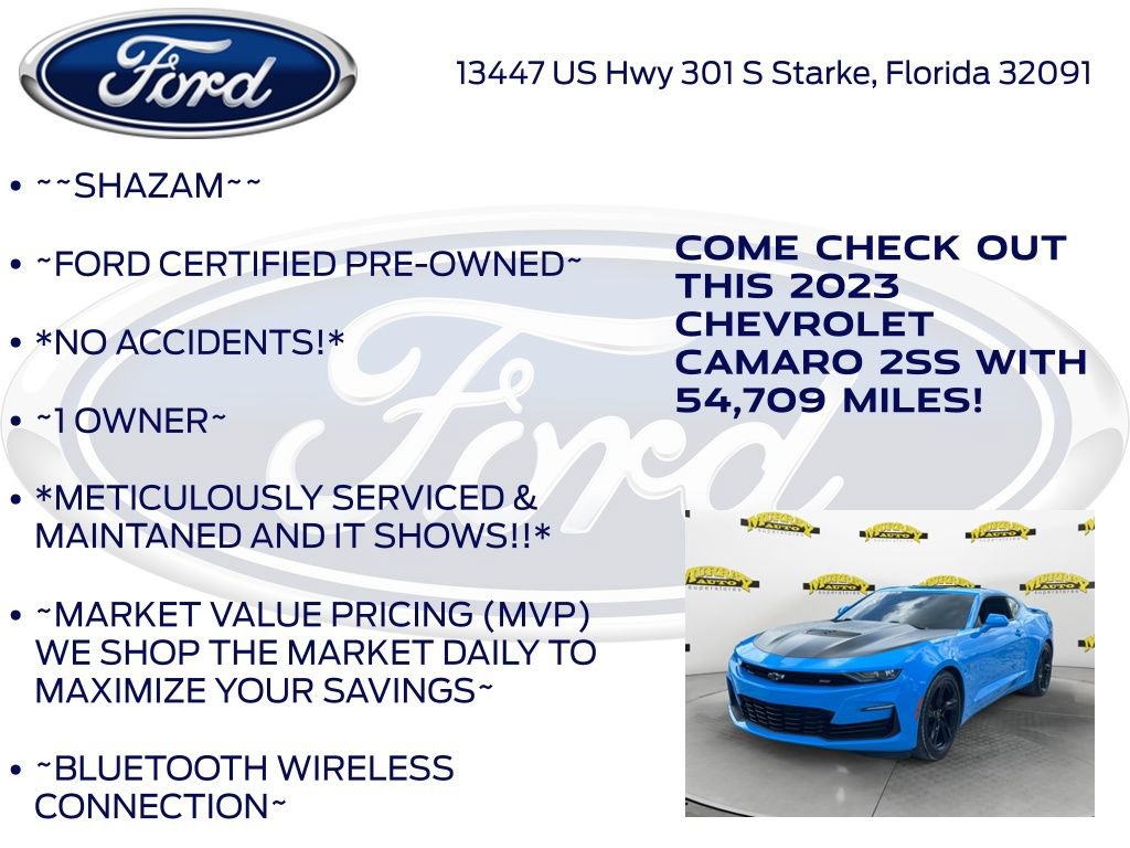 Used 2023 Chevrolet Camaro SS RWD image 6