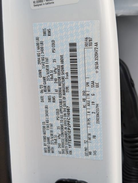 Certified 2023 Ford F150 XLT w/ Equipment Group 302A High image 30