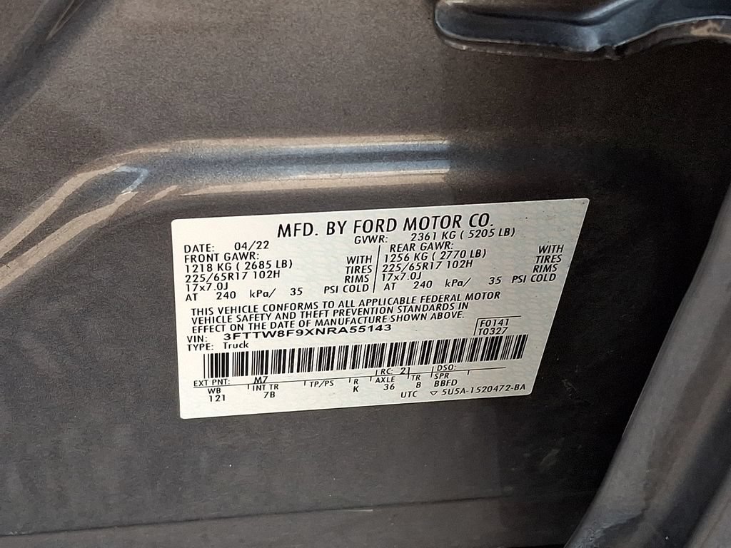 Certified 2022 Ford Maverick XLT w/ Equipment Group 300A Standard AWD/4WD image 27