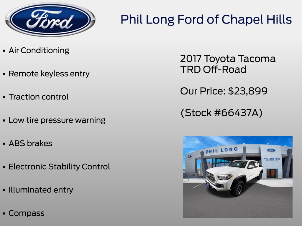 Used 2017 Toyota Tacoma TRD Off-Road w/ Tow Package RWD image 36