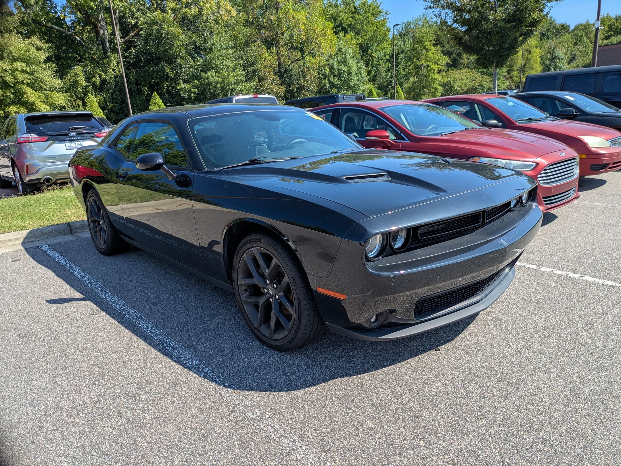 Used 2021 Dodge Challenger SXT w/ Blacktop Package RWD image 1