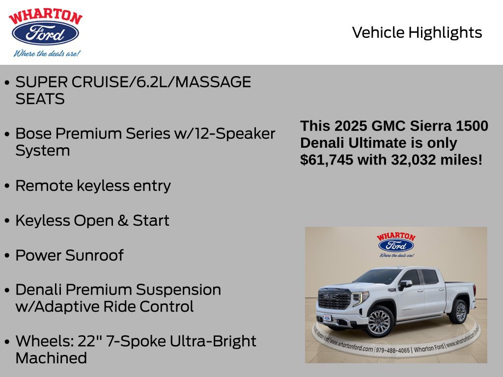 Used 2025 GMC Sierra 1500 Denali Ultimate AWD/4WD image 5
