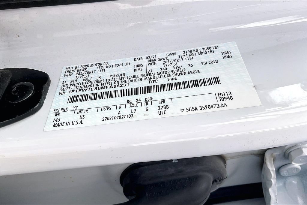 Certified 2021 Ford F150 XLT AWD/4WD image 28